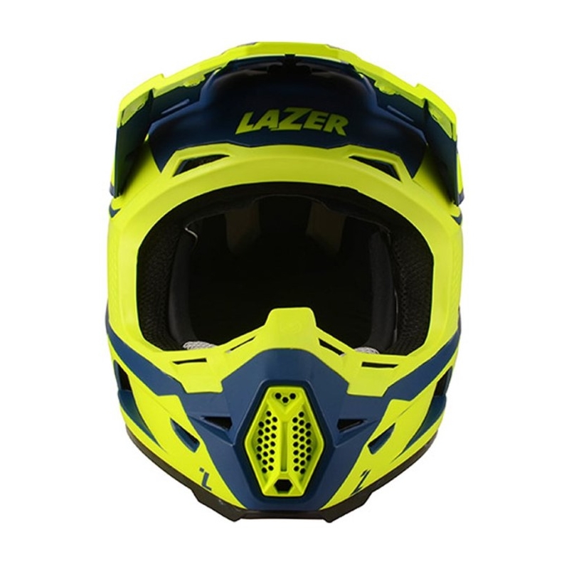 Motokrosová přilba Lazer X9 Sprocket modro-fluo žlutá