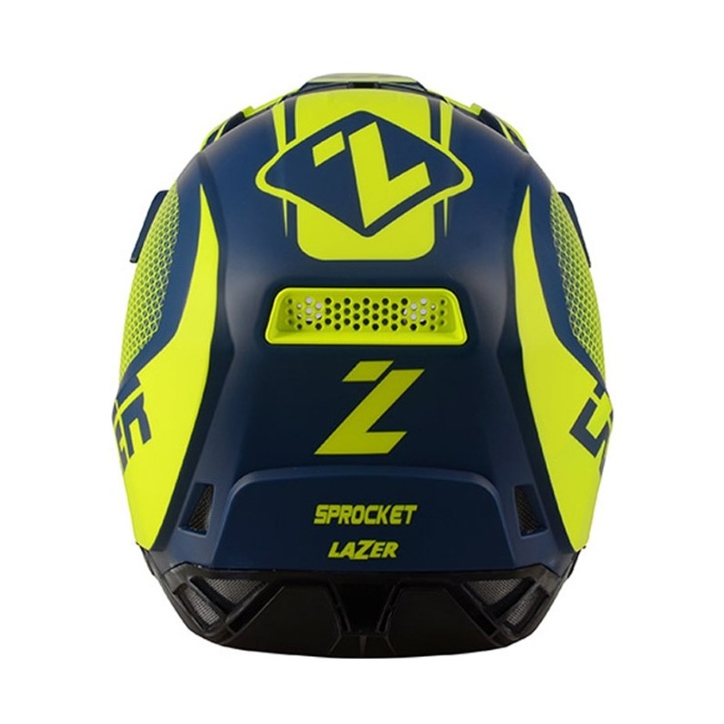 Motokrosová přilba Lazer X9 Sprocket modro-fluo žlutá