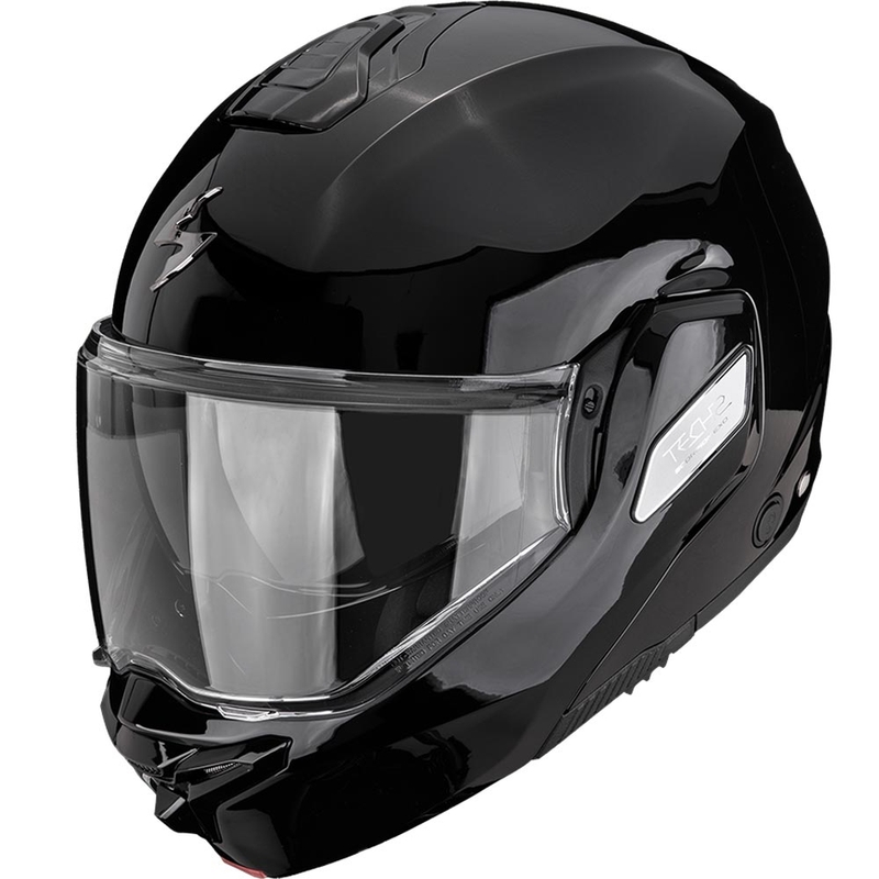 Casco de moto abatible Scorpion EXO-TECH II Solid negro