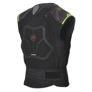 Chaleco Zandona Netcube X8 negro-amarillo fluo 180-189 cm