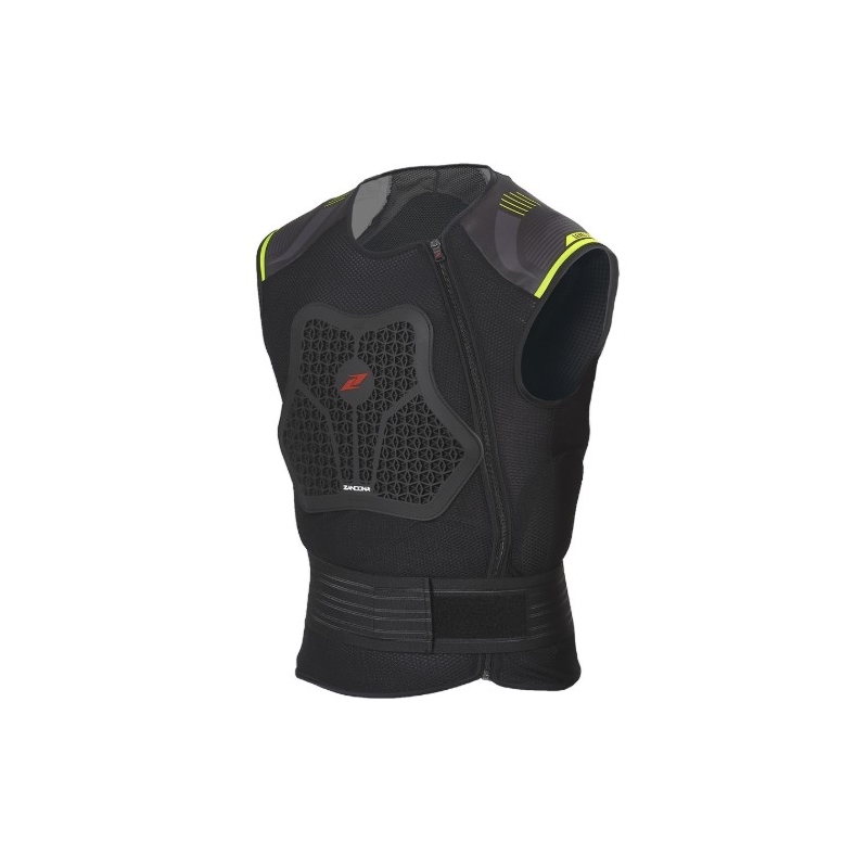 Chaleco Zandona Netcube X8 negro-amarillo fluo 180-189 cm