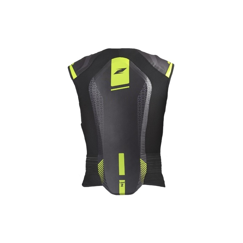 Chaleco Zandona Netcube X8 negro-amarillo fluo 180-189 cm