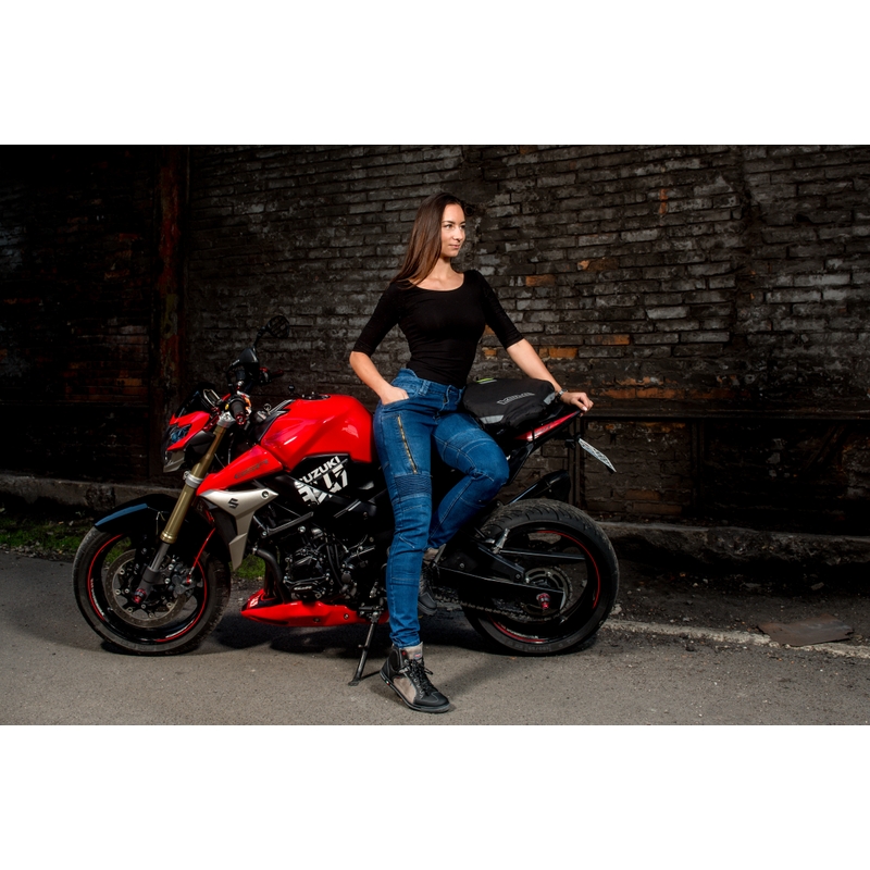 Dámské jeansy Street Racer Basic modré výprodej