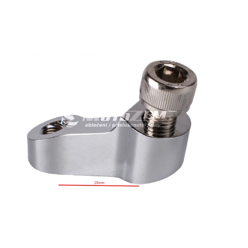 Adaptador universal para prolongación de espejo R-TOOL M10 cromado