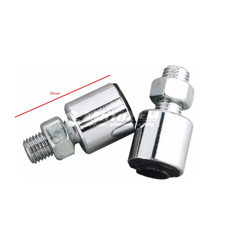 Adaptadores antivibración para espejos Honda, Kawasaki, Suzuki 2pcs