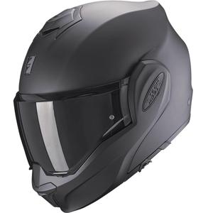 Casco de moto abatible Scorpion EXO-TECH Lite Solid negro mate
