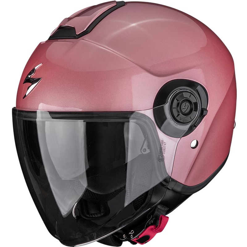 Casco de moto abierto Scorpion EXO-CITY II Solid color rosa metalizado