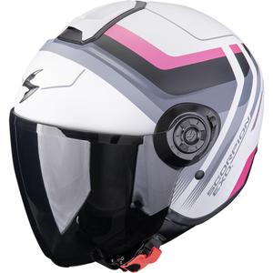 Casco de moto abierto Scorpion EXO-CITY II Sport gris-rosa mate