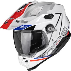 Casco de enduro Scorpion ADF-9000 Air Summit blanco-rojo-plata