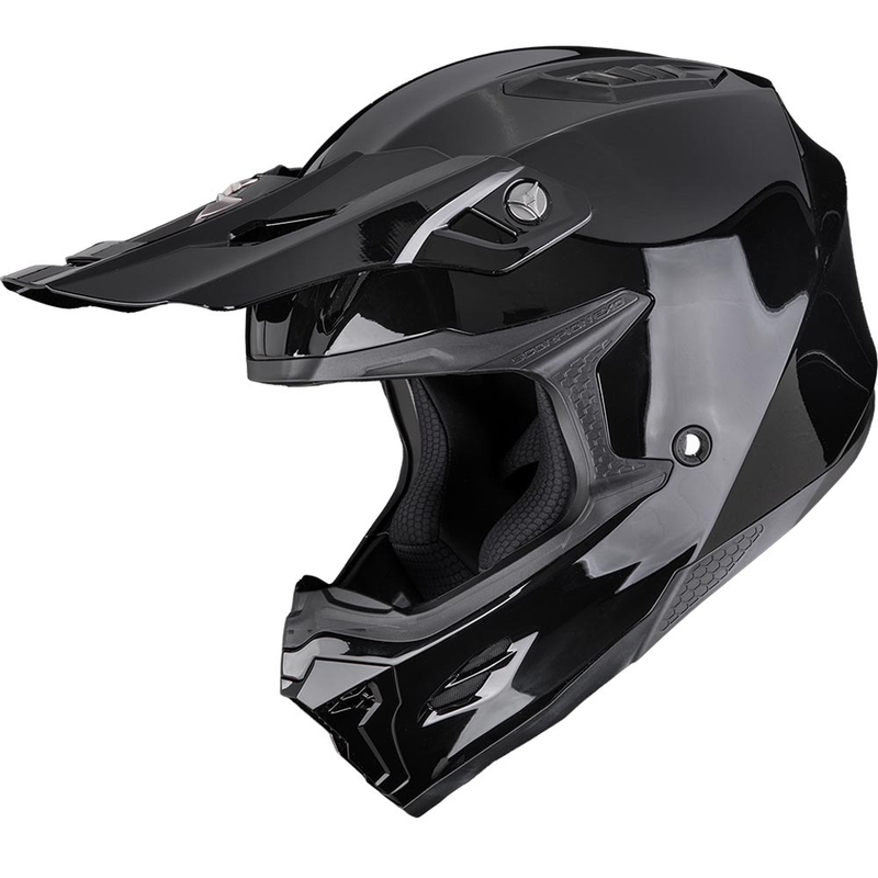 Casco de motocross Scorpion SMX-10 Solid negro
