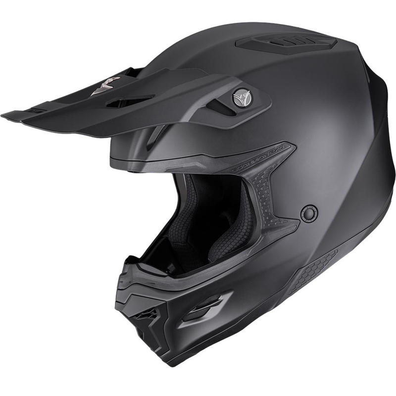 Casco de motocross Scorpion SMX-10 Solid negro mate