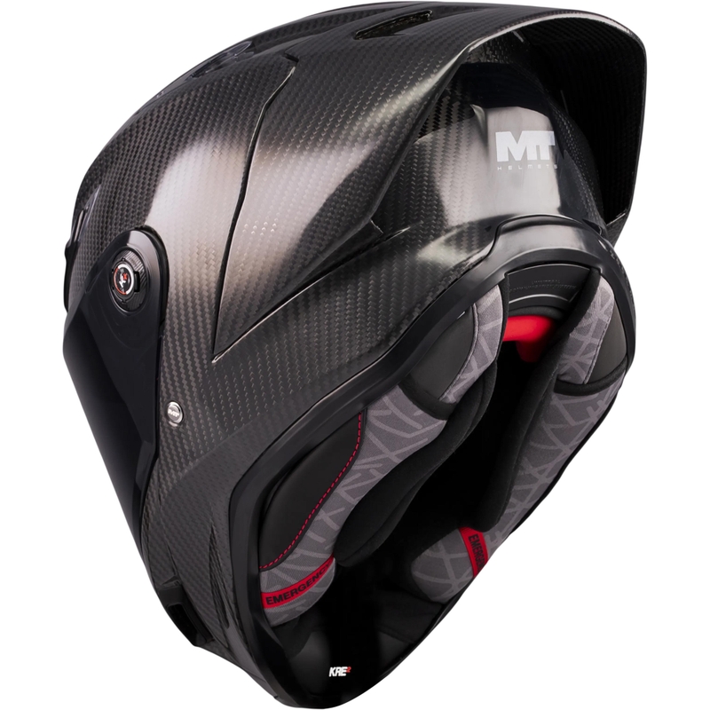 Casco integral de moto MT KRE 2 PLUS FIM Racing #2 Negro carbono