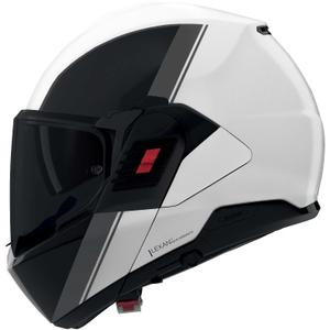 Casco de motocicleta abatible Nolan N120-1 Verniciatura Speciale 356 brillante perla-negro-gris