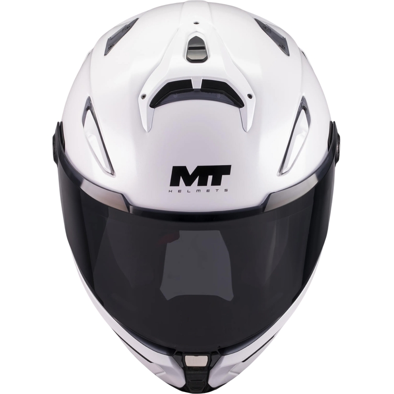 Casco integral de moto MT KRE 2 Pure A0 blanco