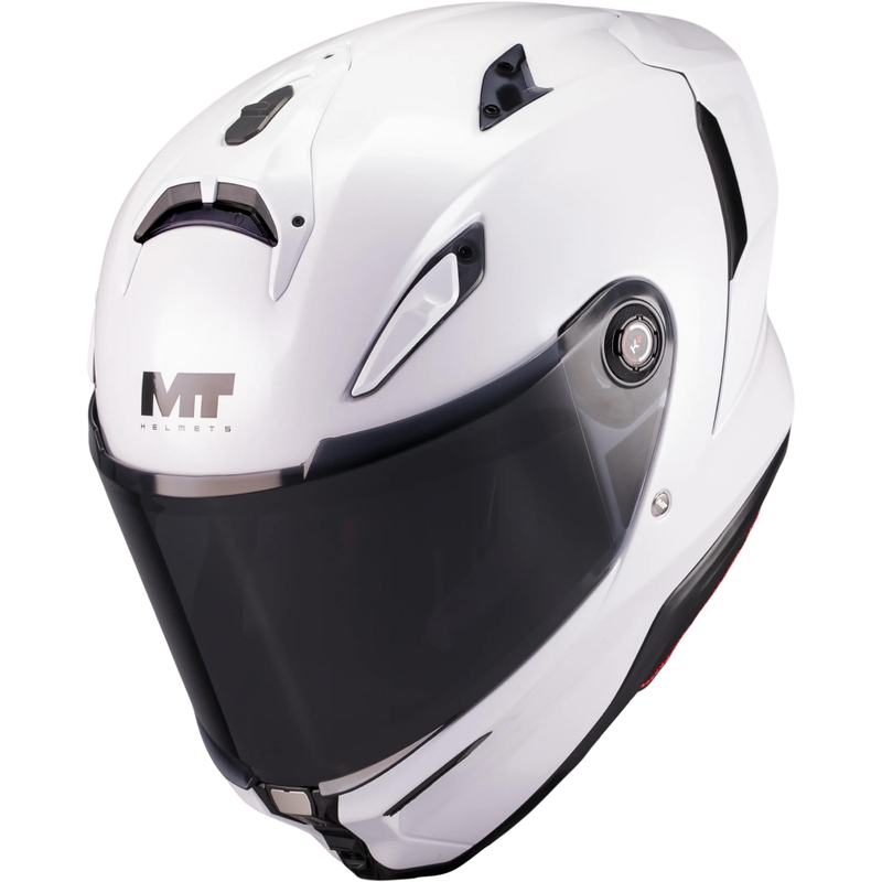 Casco integral de moto MT KRE 2 Pure A0 blanco