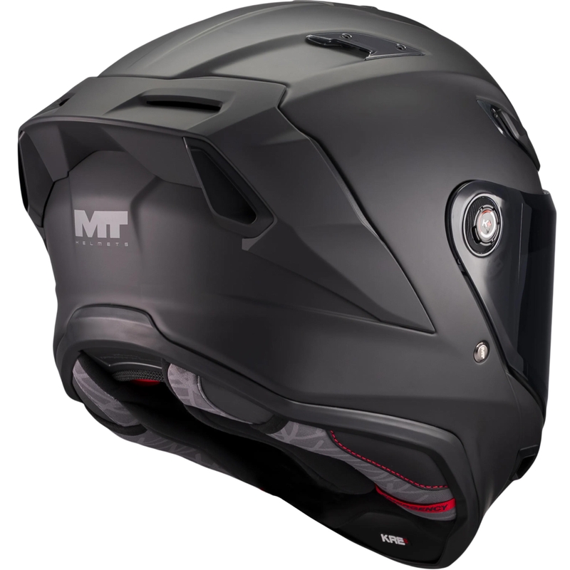 Casco integral de moto MT KRE 2 Pure A1 negro mate