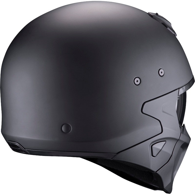 Otevřená přilba s maskou Scorpion COVERT-X Solid černá matná
