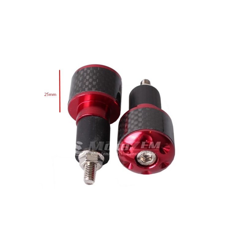 Tapas de manillar R-TOOL rojas