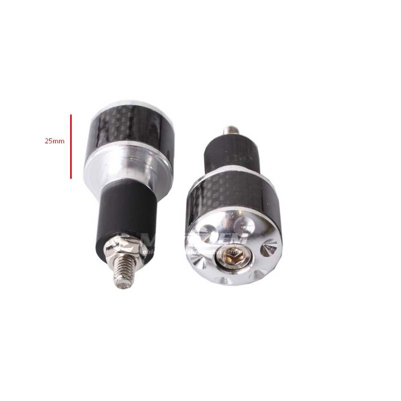 Tapas de manillar R-TOOL plata