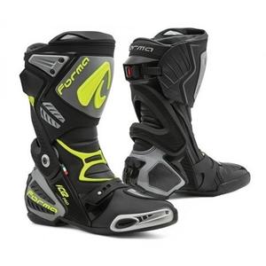 Botas de moto Forma Ice Pro negro-gris-amarillo fluo