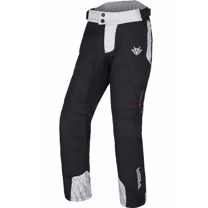 Pantalones de moto RSA Dakar 2 negro-gris-negro