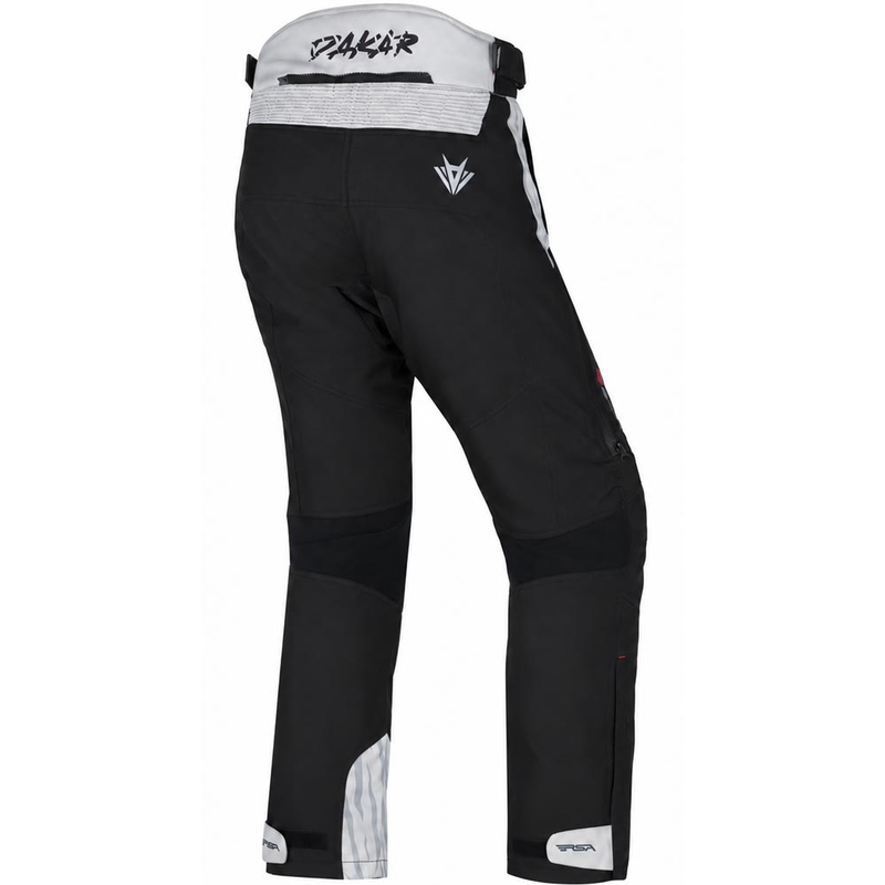 Pantalones de moto RSA Dakar 2 negro-gris-negro