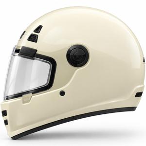 Casco integral de motocicleta MT Jarama SV Pure A3 color crema