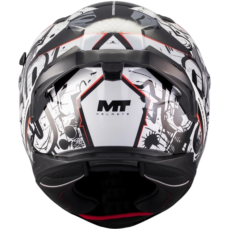 Casco integral de motocicleta MT Braker SV Blackboard B0 negro-gris