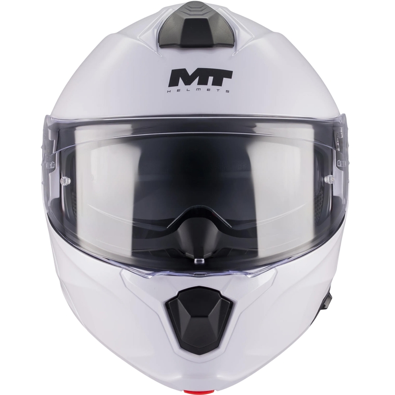 Casco de moto abatible MT Genesis R SV A0 blanco