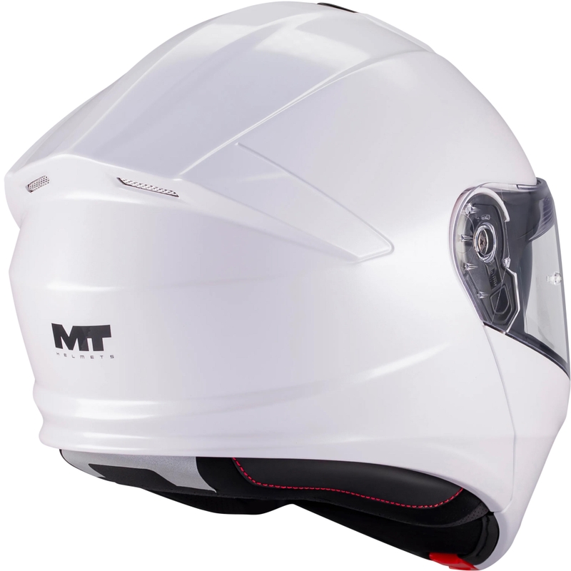 Casco de moto abatible MT Genesis R SV A0 blanco
