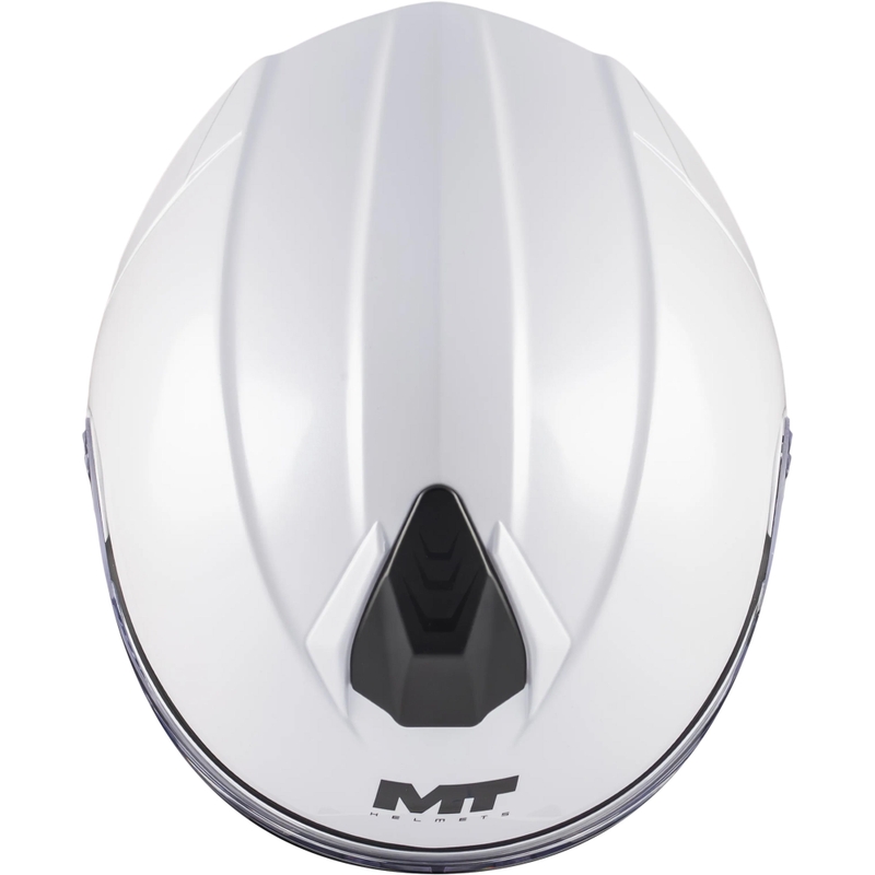 Casco de moto abatible MT Genesis R SV A0 blanco