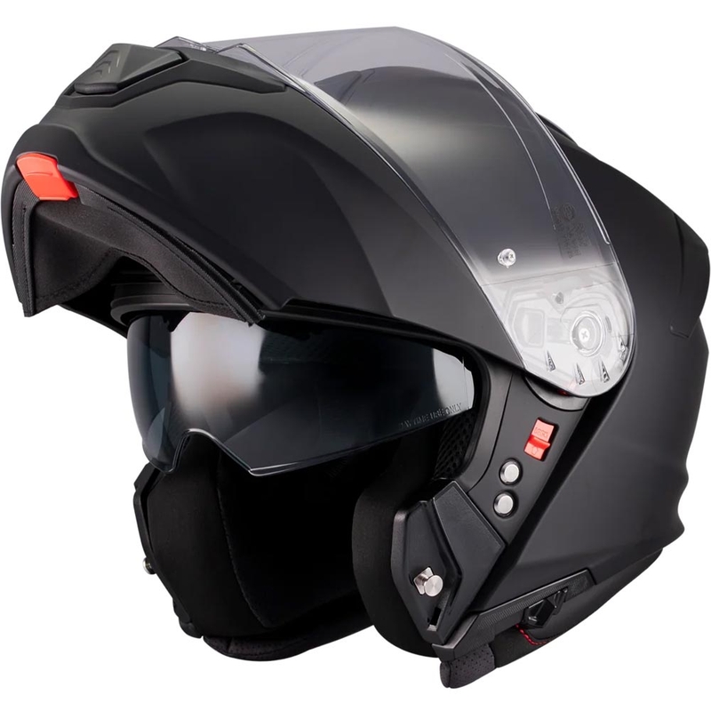 Casco de moto abatible MT Genesis R SV A1 negro mate