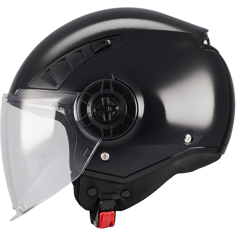 Casco de moto abierto MT Aeris Pure A1 negro