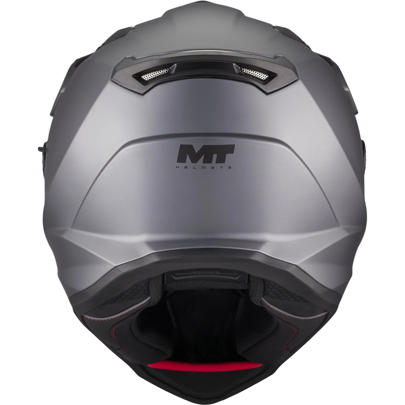 Casco de moto Enduro MT Track SV Pure A2 gris mate