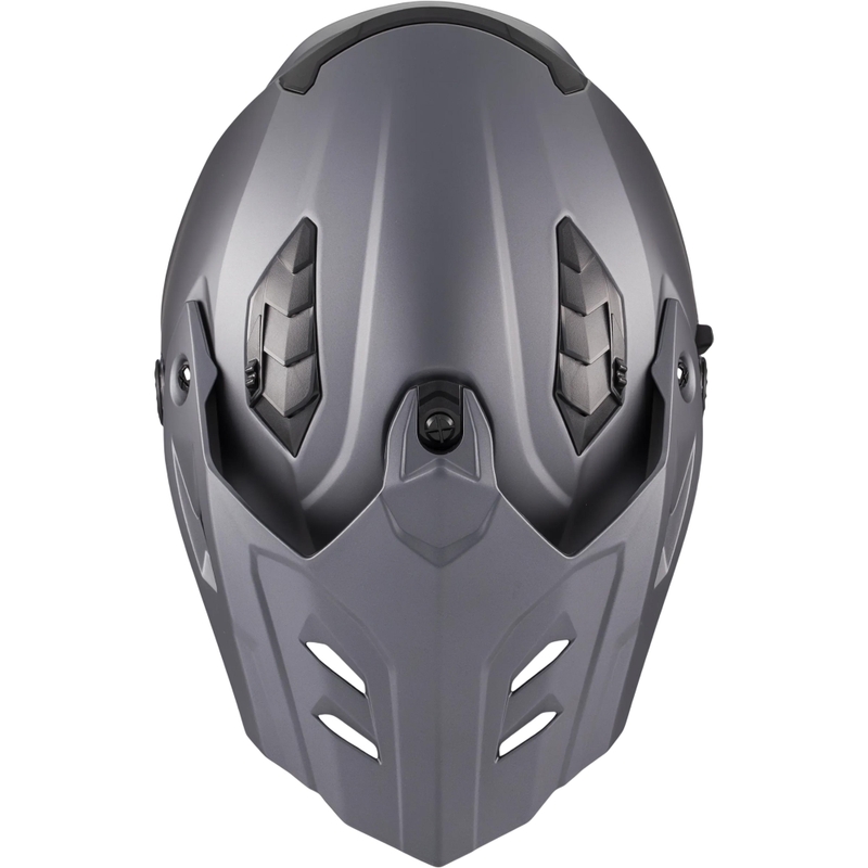 Casco de moto Enduro MT Track SV Pure A2 gris mate