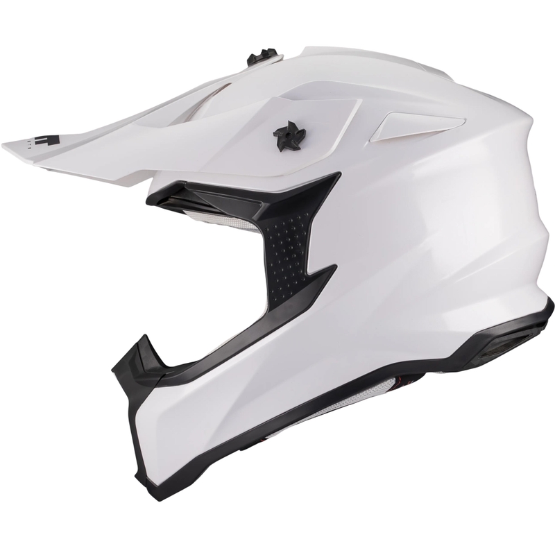 Casco de motocross MT Falcon S Pure A0 blanco