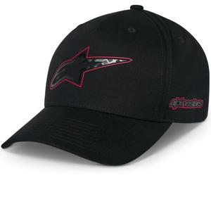 Gorra Alpinestars de fibra de carbono negra