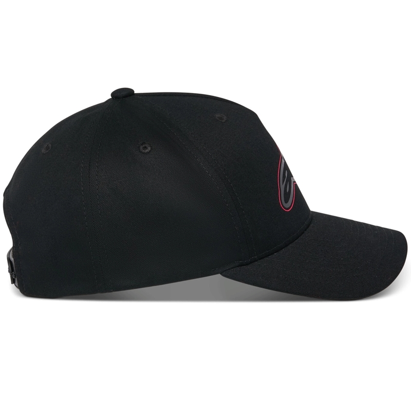 Gorra Alpinestars de fibra de carbono negra