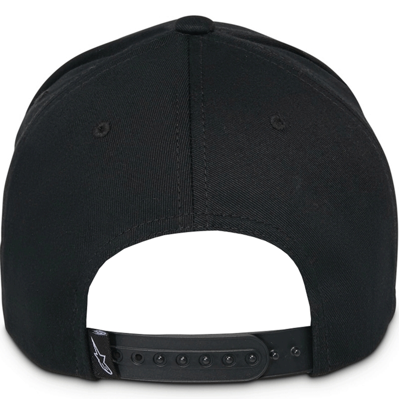 Gorra Alpinestars de fibra de carbono negra