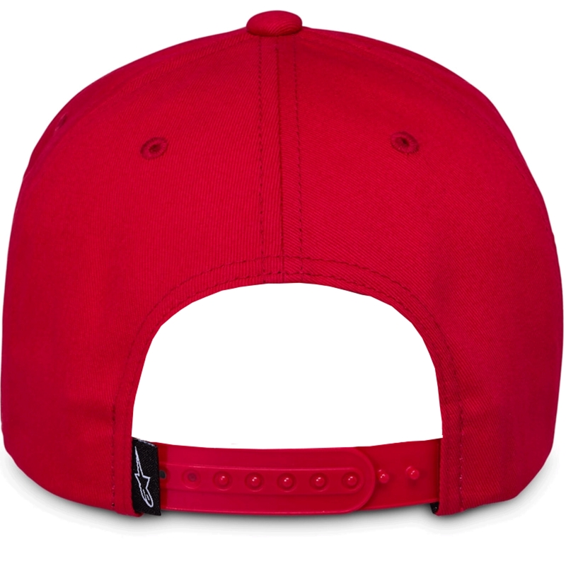 Gorra Alpinestars Ageless Snapback roja-negra