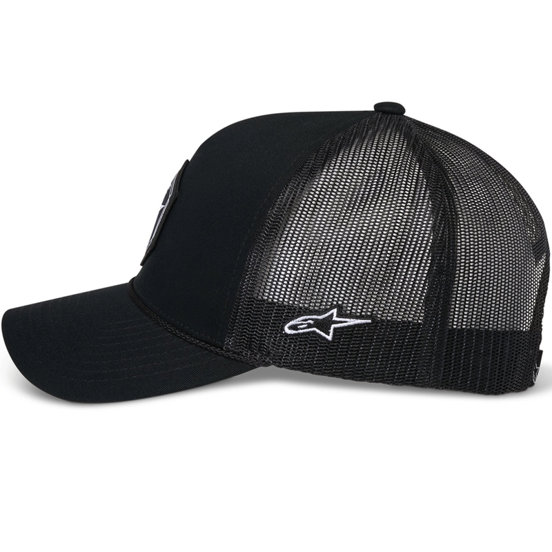 Gorra trucker Alpinestars Hexeon negra-negra
