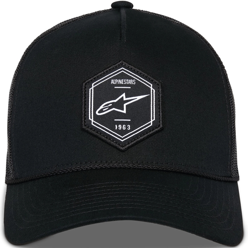Gorra trucker Alpinestars Hexeon negra-negra