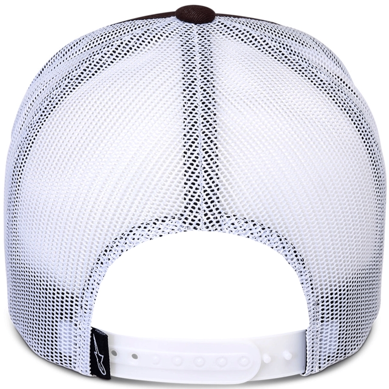 Gorra trucker Alpinestars Hexeon marrón-blanco