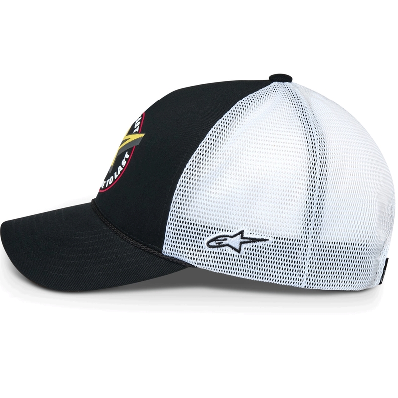 Gorra Alpinestars Aorbit Trucker negra y blanca
