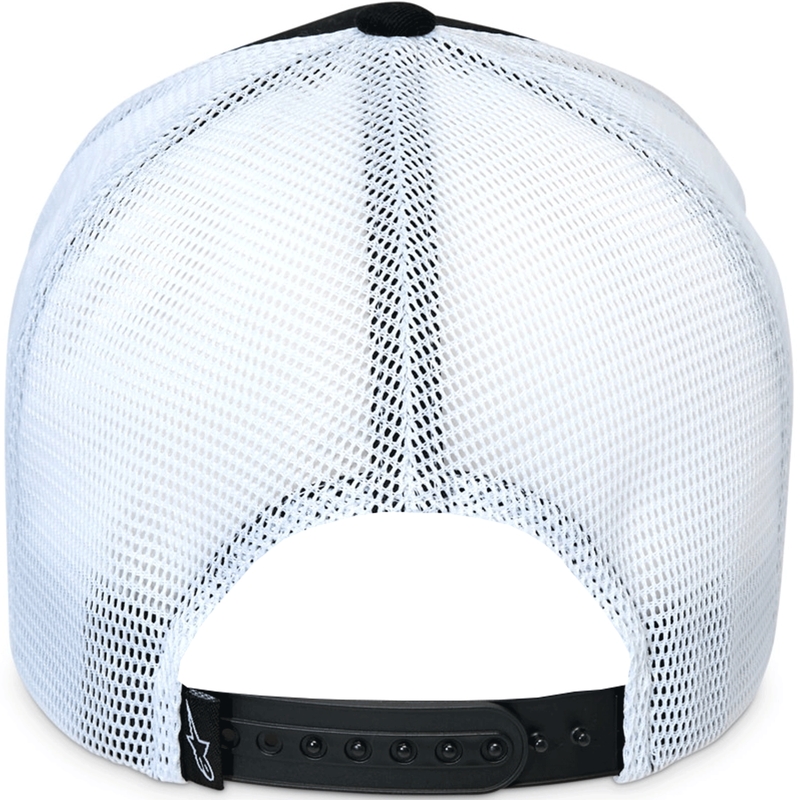 Gorra Alpinestars Aorbit Trucker negra y blanca