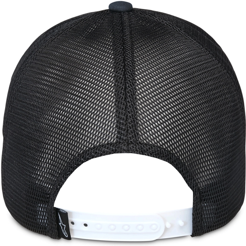 Gorra trucker Alpinestars Aorbit blanca-azul-negra