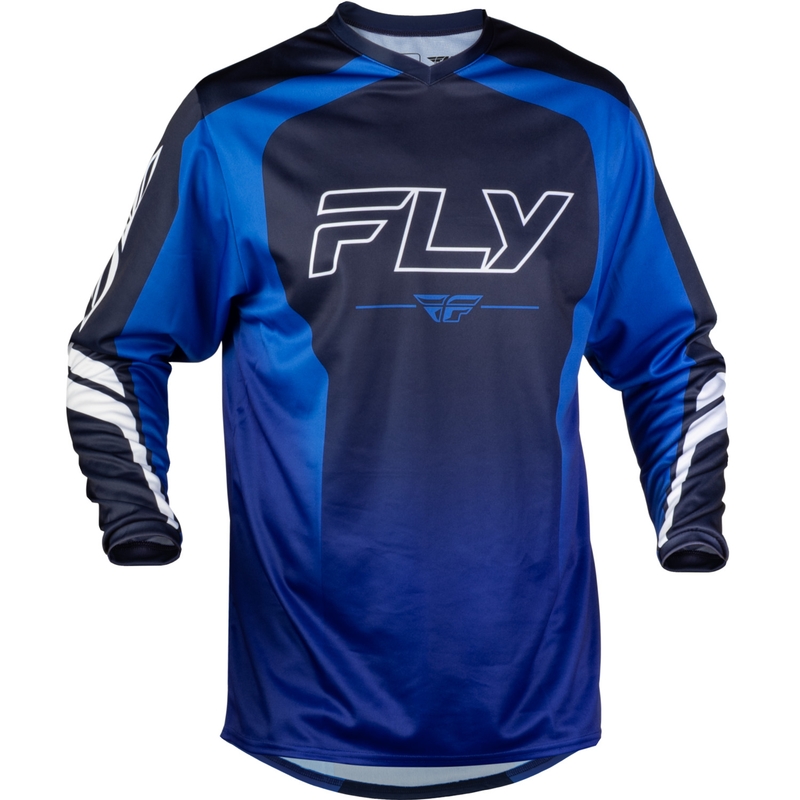Camiseta de motocross FLY Racing F-16 Raze azul-azul-blanco