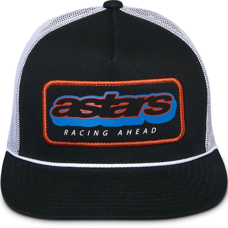 Gorra trucker Alpinestars Phosphor negra y blanca
