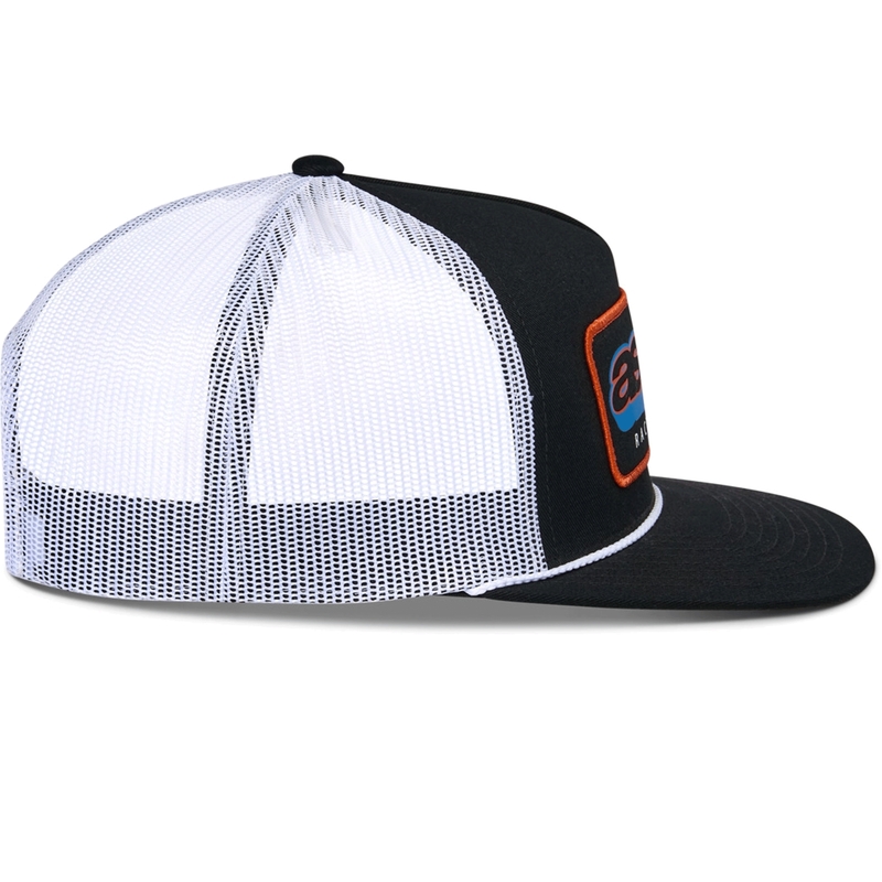 Gorra trucker Alpinestars Phosphor negra y blanca