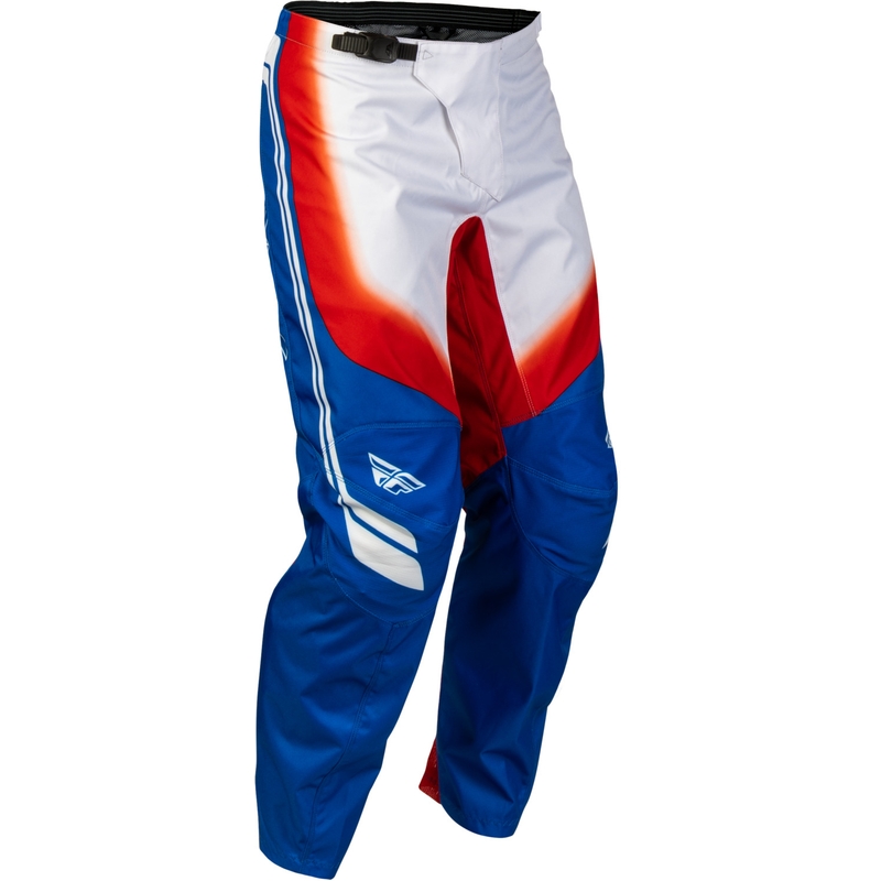 Pantalones de motocross FLY Racing F-16 Raze rojo-blanco-azul